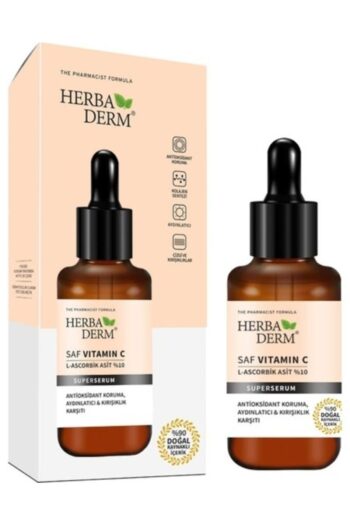 Herbaderm Süper Serum (Saf Vitamin C L-Askorbik Asit %10) Aydınlatıcı 30 Ml