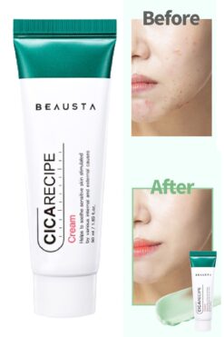 BEAUSTA Cica Bariyer Onarımını Destekleyen, Akne Karşıtı Nemlendirici Krem Cica Repaır Cream 50 ml
