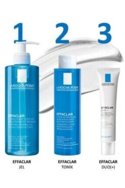 La Roche Posay Akne Bakım Seti | Effaclar Jel 400ml Effaclar Tonik 200ml Effaclar Duo ( ) 40ml