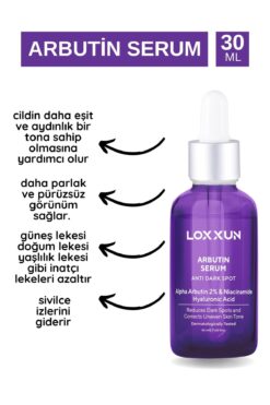 LOXXUN Leke Gidermeye Yardımcı Aydınlatıcı Arbutin Serumu 30 ml