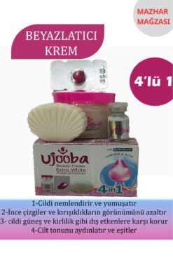 mazhar ujooba beauty cream BEYAZLATICI KREM (4'lü set )