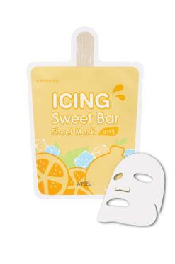 Missha Portakal İçerikli Aydınlatıcı, Ferahlatıcı Maske A'PIEU Icing Sweet Bar Sheet Mask (Hanrabong)