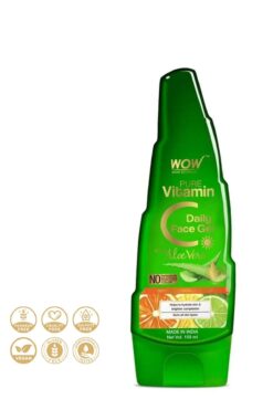 WOW Skin Science Pure Cvitamini Aloevera Günlük Yüzbakım Jeli %98,85 Doğal Içerikli-cildi Nemlendirir Aydınlatır150ml