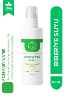 Rn Rozmarin Natural Biberiye Suyu 100 ml - Doğal Saç, Cilt ve Vücut Bakımı İçin Organik Biberiye Suyu