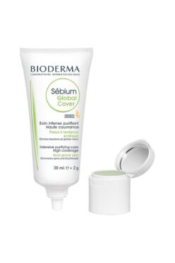 Bioderma Sebium Global Cover Yağlı ve Düzensiz Ciltler İçin Kusur Giderici ve Kapatıcı Bakım Kremi 30ml