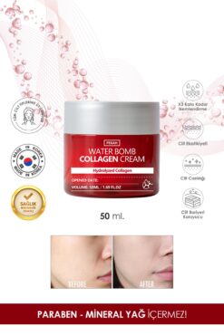 PEKAH %54 Hidrolize Kolajen Ve Adenozin Içeren 3 Kat Nemlendirici Yaşlanma Karşıtı Yüz Kremi 50ml