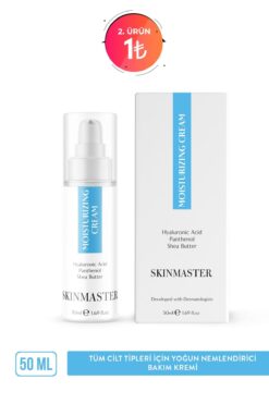 SkinMaster Tüm Cilt Tipleri Için Yoğun Nemlendirici Bakım Kremi Ha %2, Panthenol %5 + Shea Butter