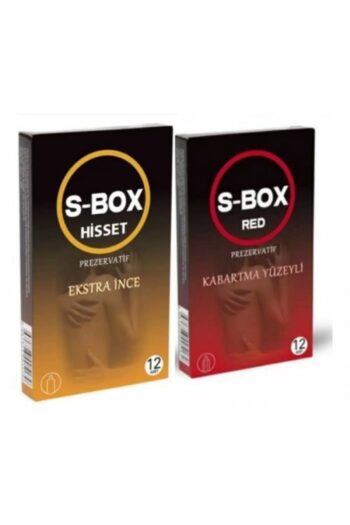S-Box Prezervatif Seti Hisset 12 Li + Red Kabartmalı 12 Li
