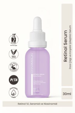 CHARMOLİN Yaşlanma Ve Kırışıklık Karşıtı Aydınlatıcı Yenileyici Niacinamide Ceramides %1 Retinol Serum 30 ML