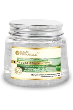 Khadi Organique Aloe Vera Jeli 200ml - Parlayan Ciltler İçin Doğal Nemlendirici