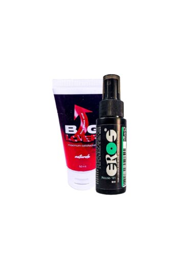 Eros Pro 101 60ml Zaman Kazandırıcı Etki + Big Lover 50 Ml Büyütme Kremi