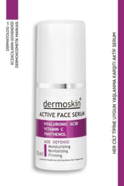 Dermoskin Kırışıklık Karşıtı Aktif Yüz Serumu 15 ml