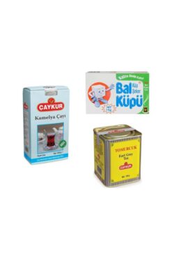 Çaykur Kamelya 1000gr. + Bal Küpü Şeker 1000gr. + Tomurcuk 125gr
