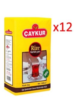 Çaykur Rize Turist Çay 1000 Gr X 12 Adet