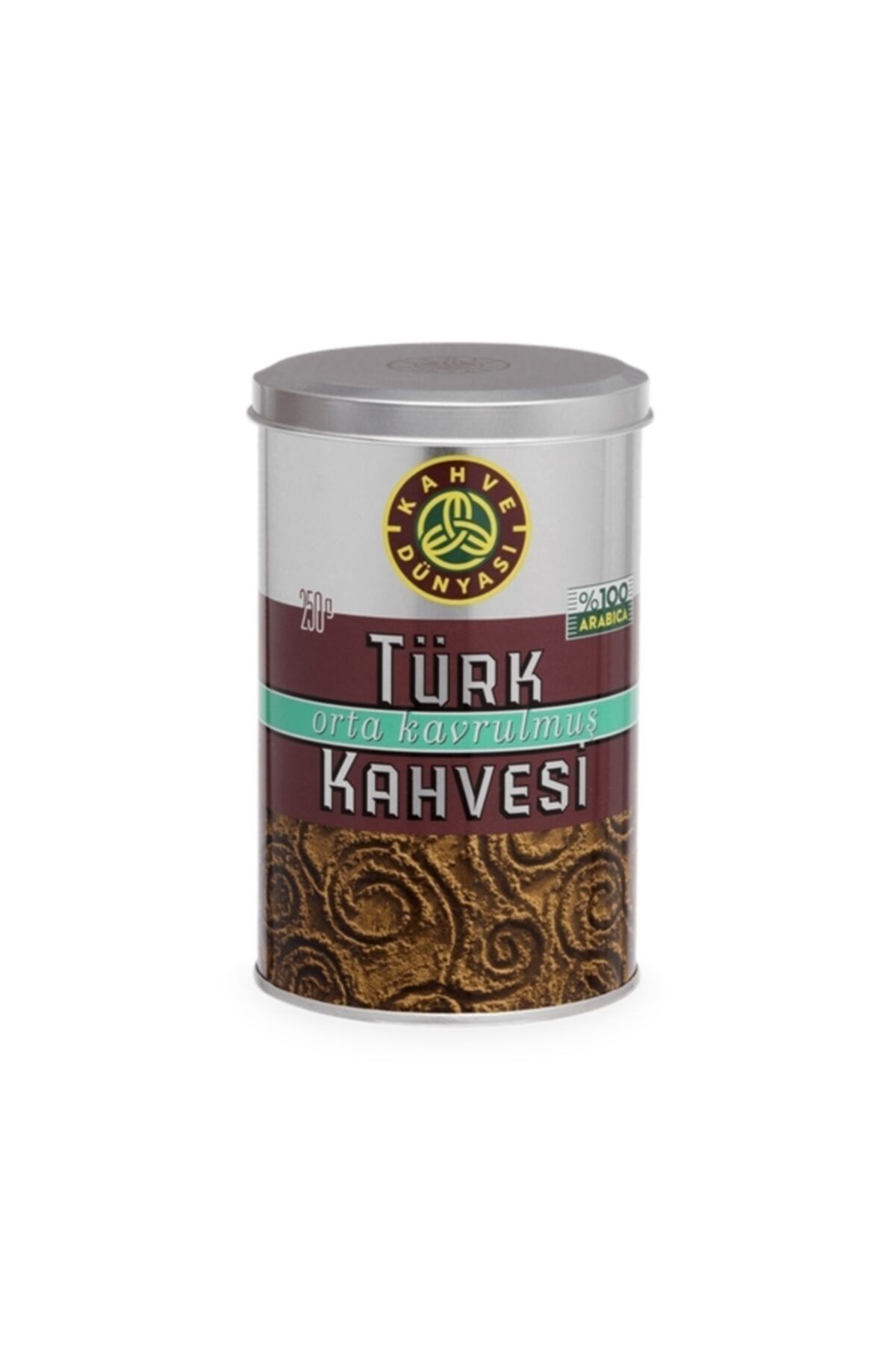 Kahve Dünyası Türk Kahvesi 250 gr Tenek Kutu 250 gr Orta Kavrulmuş Kahve