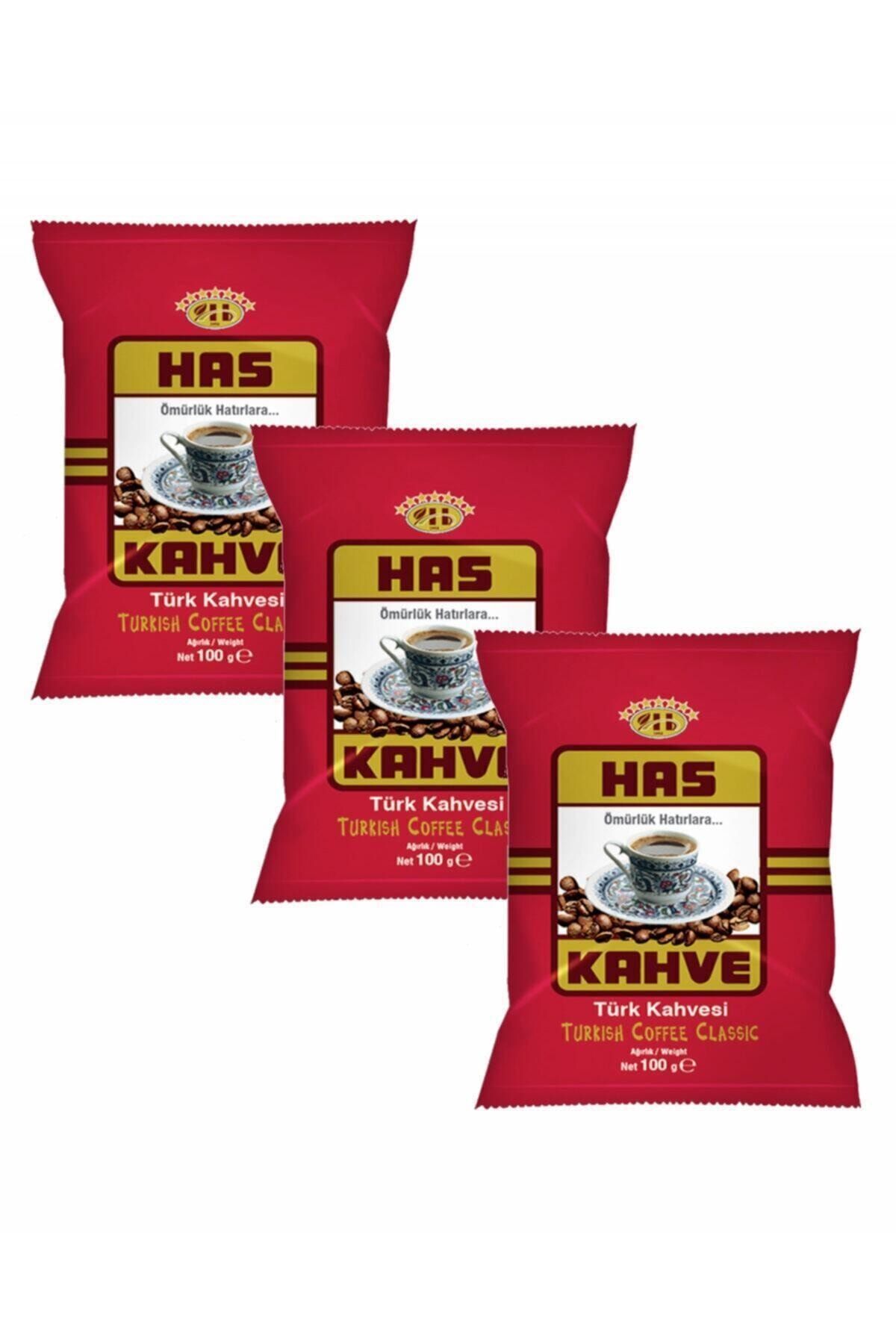 has kahve Has Türk Kahvesi 3 X 100 gr