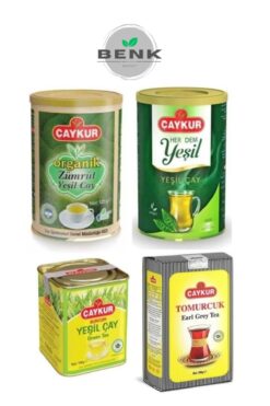 Çaykur ORGANİK ZÜMRÜT YEŞİLÇAY 125gr+TOMURCUK KOKULUÇAY 200gr +YAPRAK YEŞİLÇAY 150gr +BURCUM YEŞİLÇAY 100gr