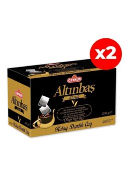 Çaykur Altınbaş Demlik Poşet Çay Sade 40*5gr 200gr 2 Paket