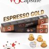 WOC COFFEE Wocapsule Espresso Gold Nespresso Uyumlu Kapsül Kahve 10'lu Kutu