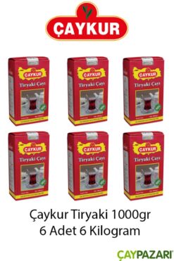 Çaykur Tiryaki 1000 Gr. 6 Adet (6 Kilogram)
