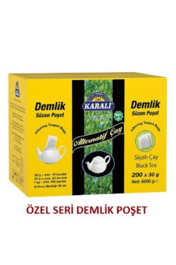 Karali Çay Karali Alternatif Demlik Poşet 200 Adet 30 Gr 6 kg Yoğun Dem RizeCaySepeti