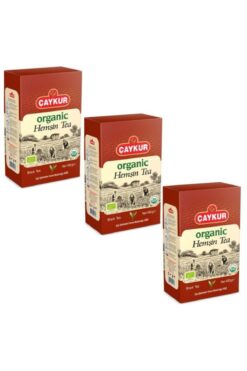 Çaykur 3 Adet Organik Hemşin Çayı 400 Gr Karton Kutu
