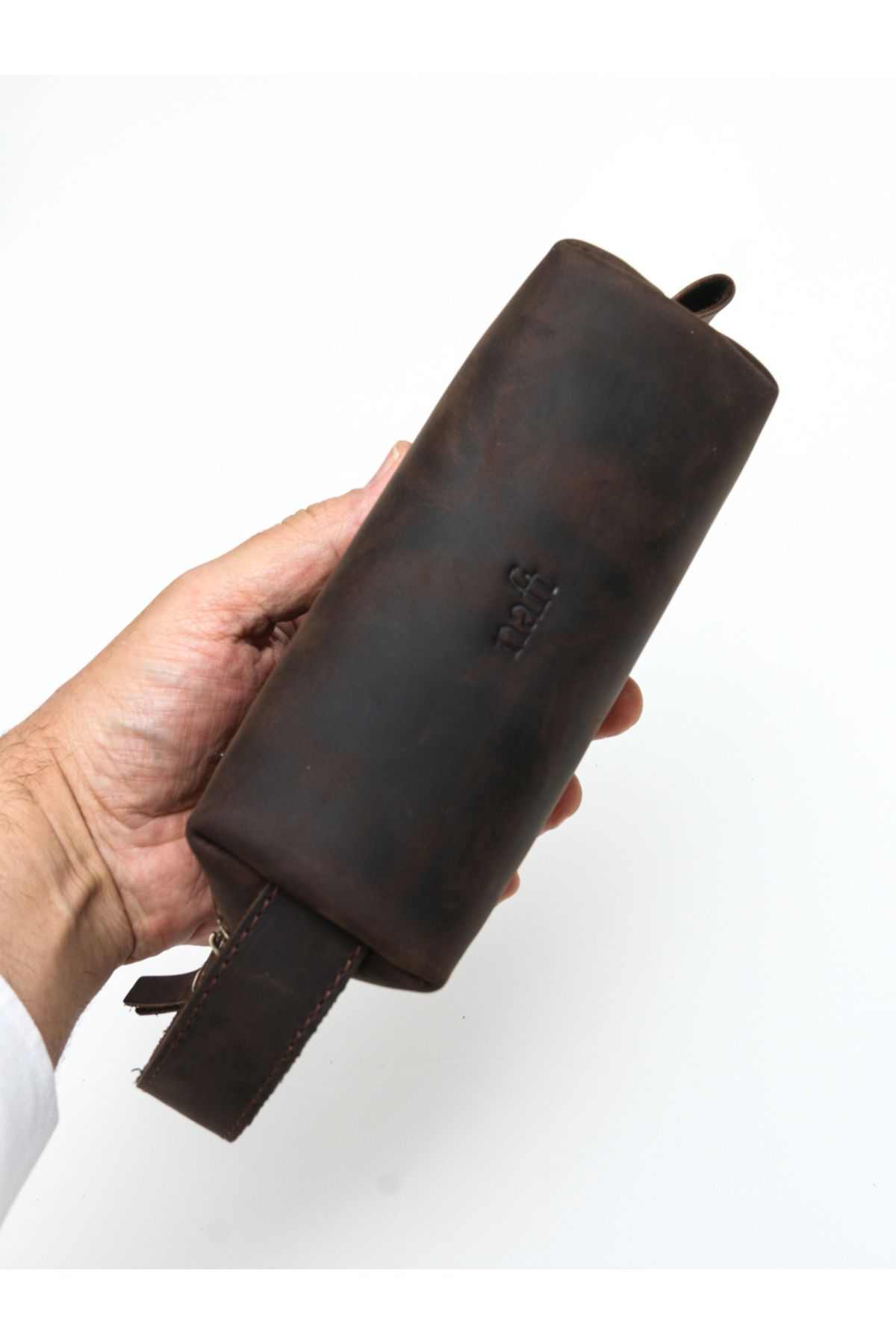 naft VOYAGER - Hakliki Deri Pratik El Çantası - Doppkit - Görsel 3