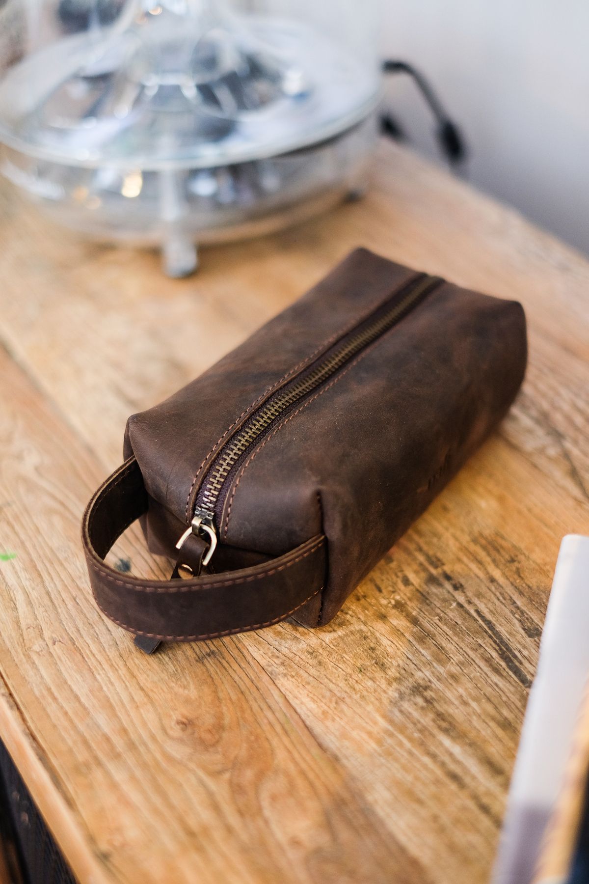 naft VOYAGER - Hakliki Deri Pratik El Çantası - Doppkit - Görsel 4