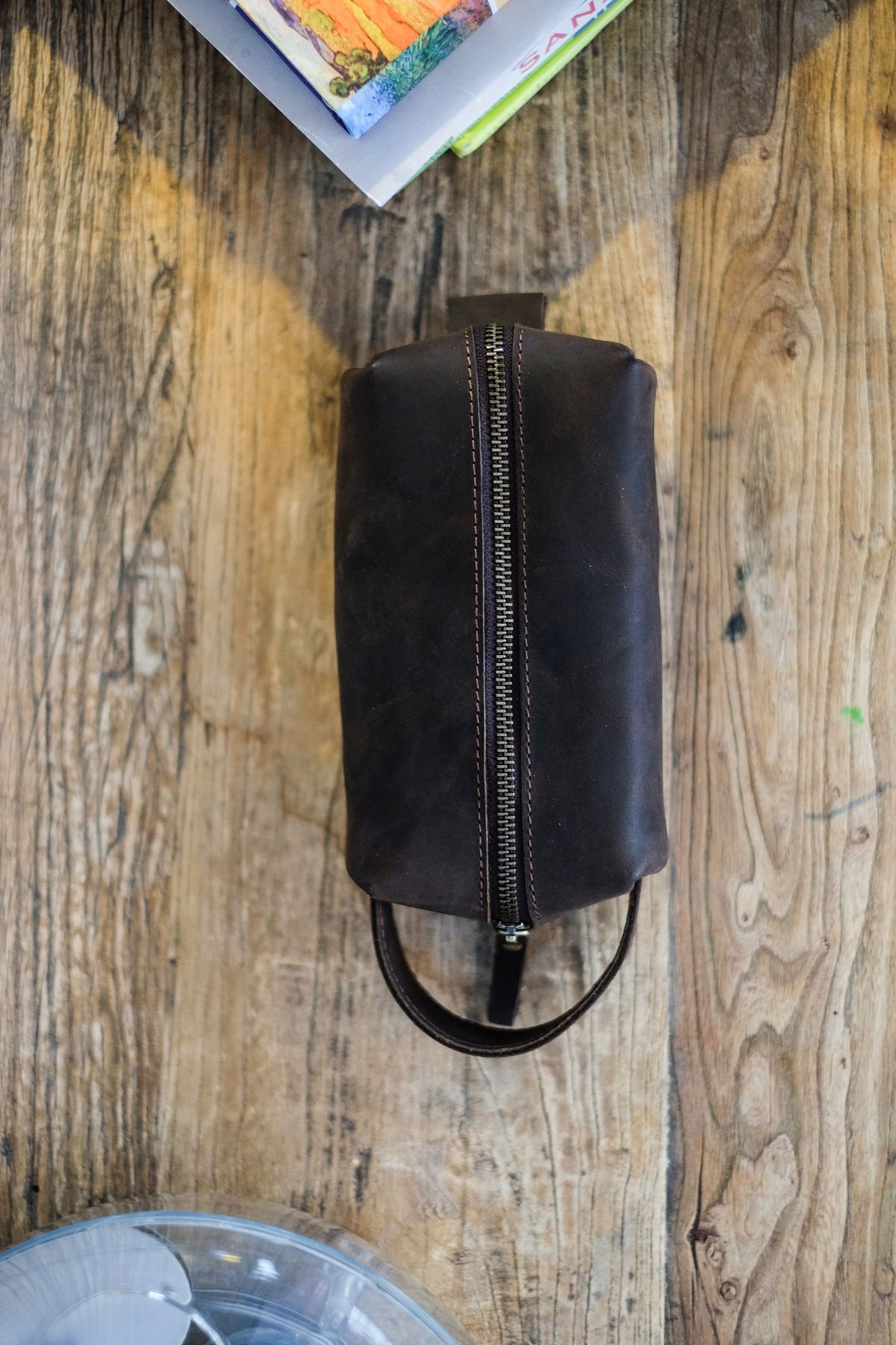 naft VOYAGER - Hakliki Deri Pratik El Çantası - Doppkit - Görsel 6