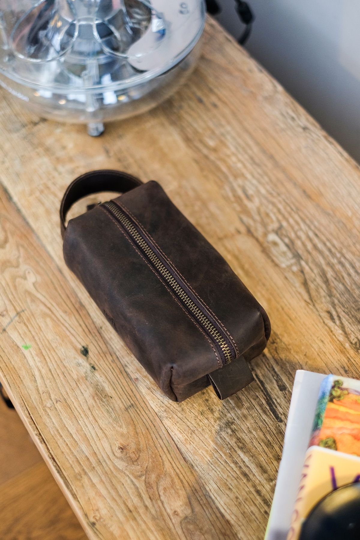 naft VOYAGER - Hakliki Deri Pratik El Çantası - Doppkit - Görsel 7