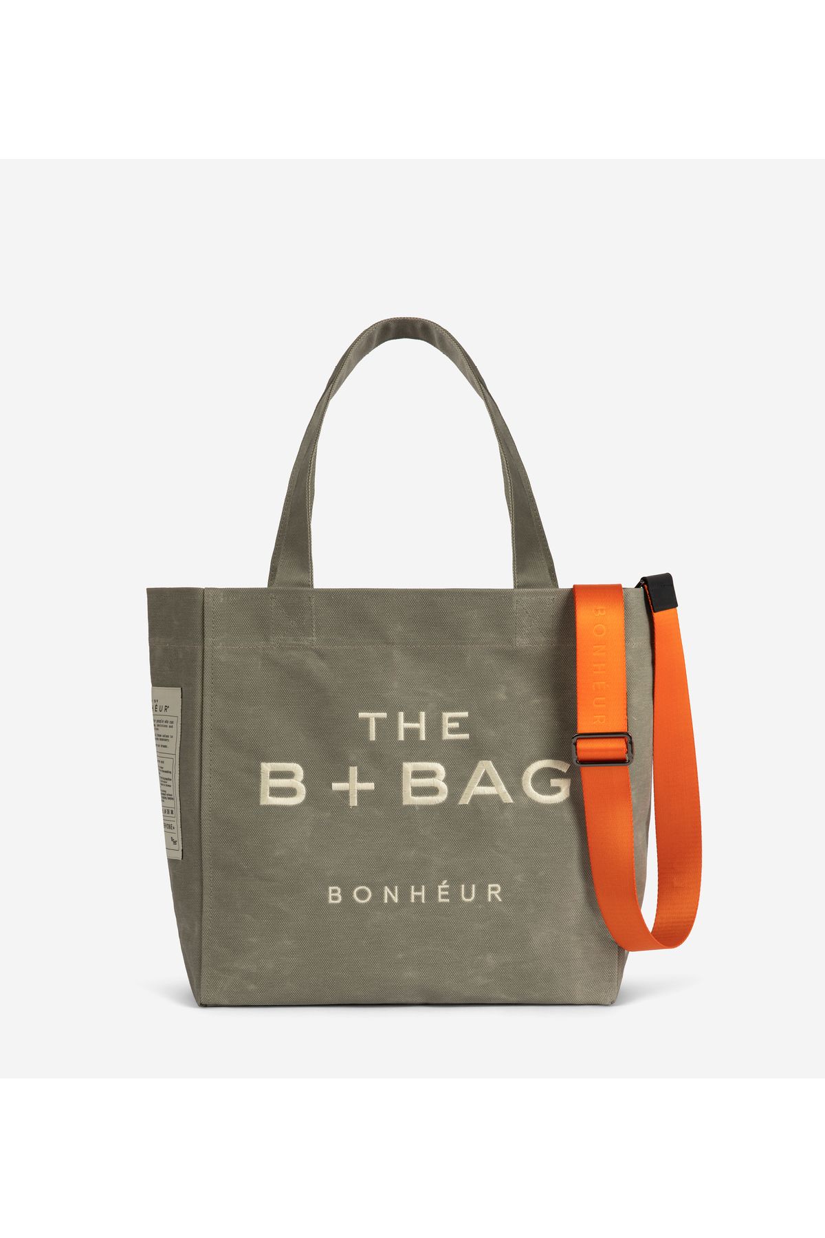 Bonheur Canvas Milky Green Medium Tote Bag