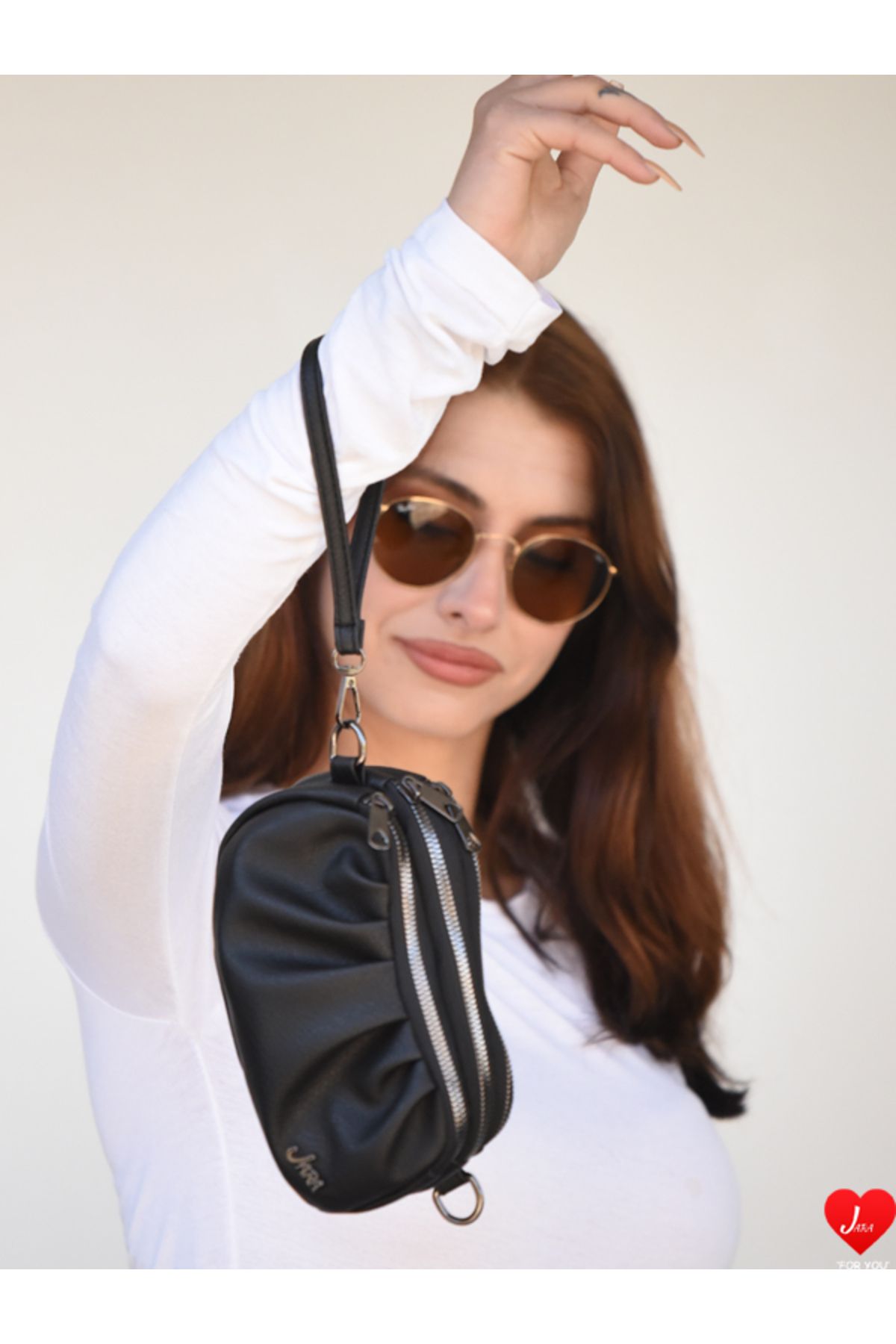 JARA Bag Uruz Çok Bölmeli Mini Clutch Omuz Çantası - Görsel 3