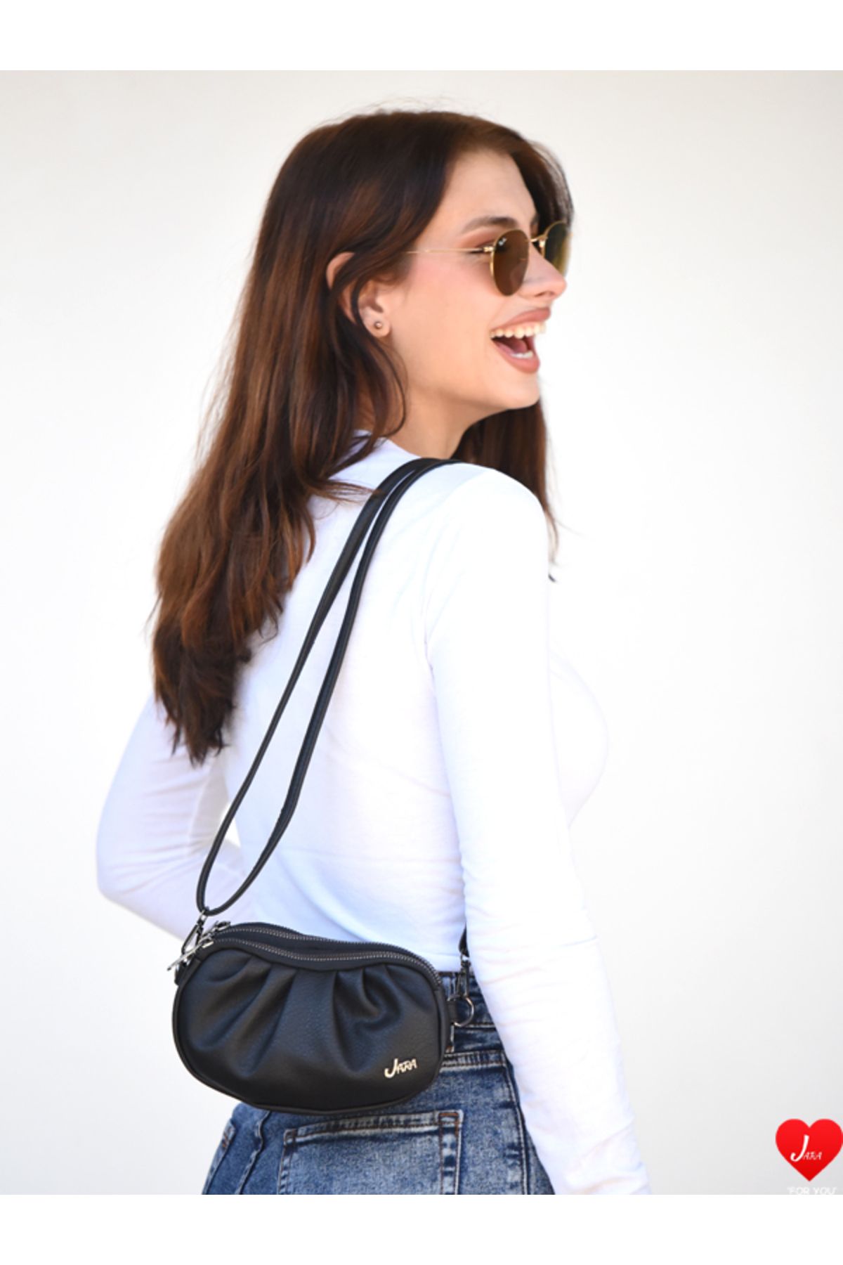 JARA Bag Uruz Çok Bölmeli Mini Clutch Omuz Çantası - Görsel 4