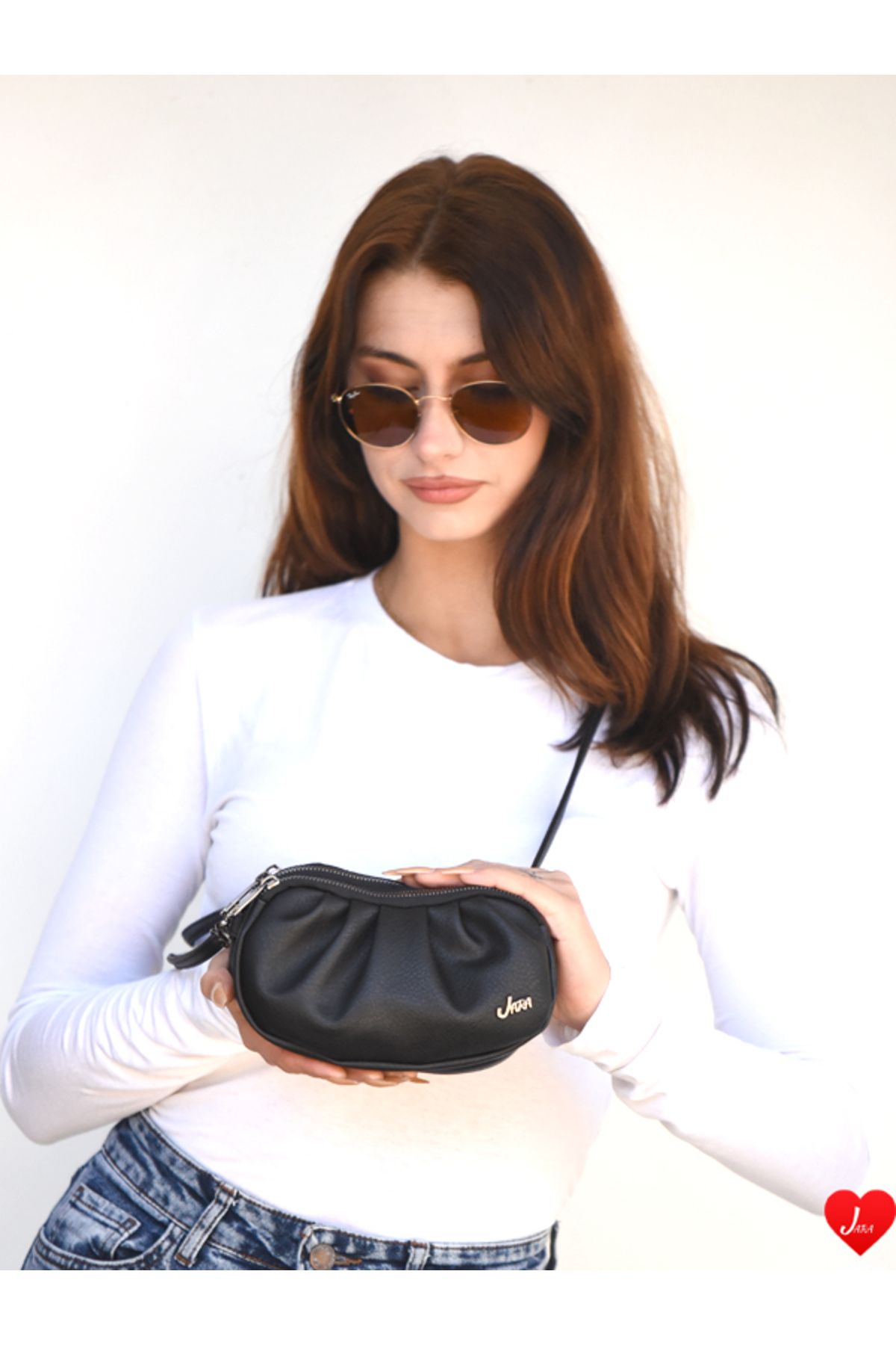 JARA Bag Uruz Çok Bölmeli Mini Clutch Omuz Çantası - Görsel 6