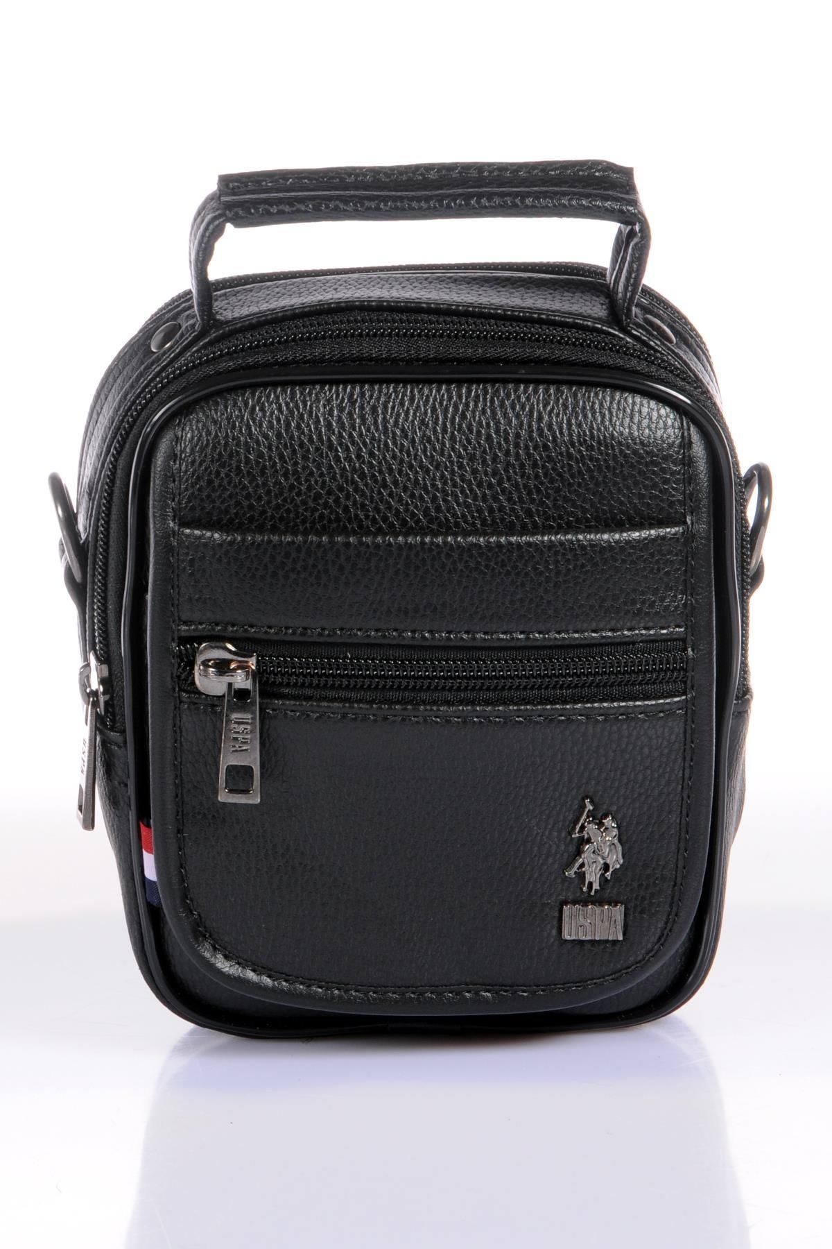 U.S. Polo Assn. Unisex Siyah El Çantası Plevr8415