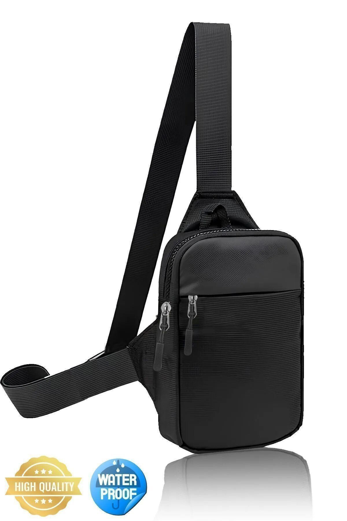 AVCA Unisex Oxfort Kumaş Telefon Bölmeli Bel Ve Çapraz Omuz Çanta Göğüs Seyahet Günlük Bodybag