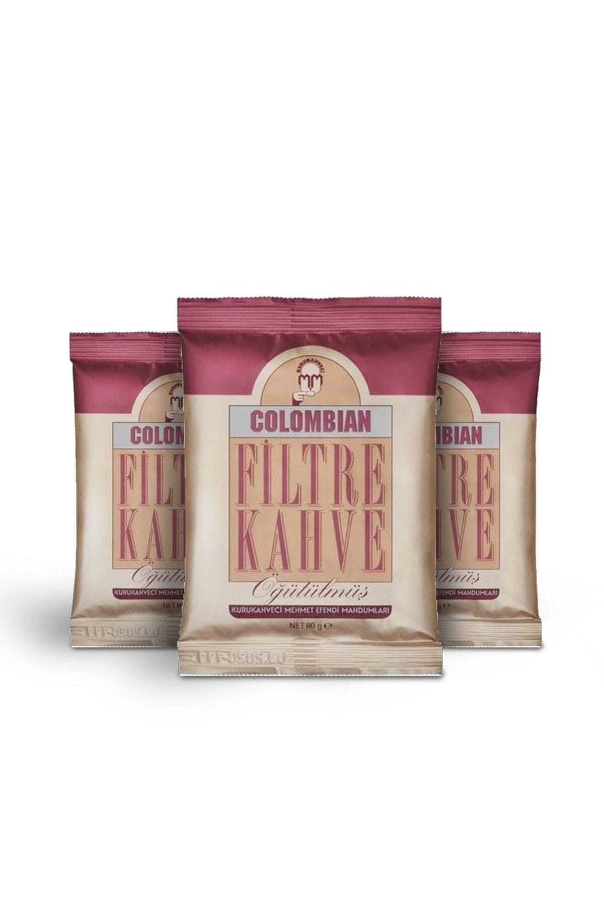 Mehmet Efendi Colombian Filtre Kahve 80 gr / 3 Adet