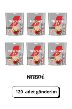 Nescafe 2 Si 1 Arada 20'li Ekonomik Paket (6 PAKET) // Toplam 120 Adet
