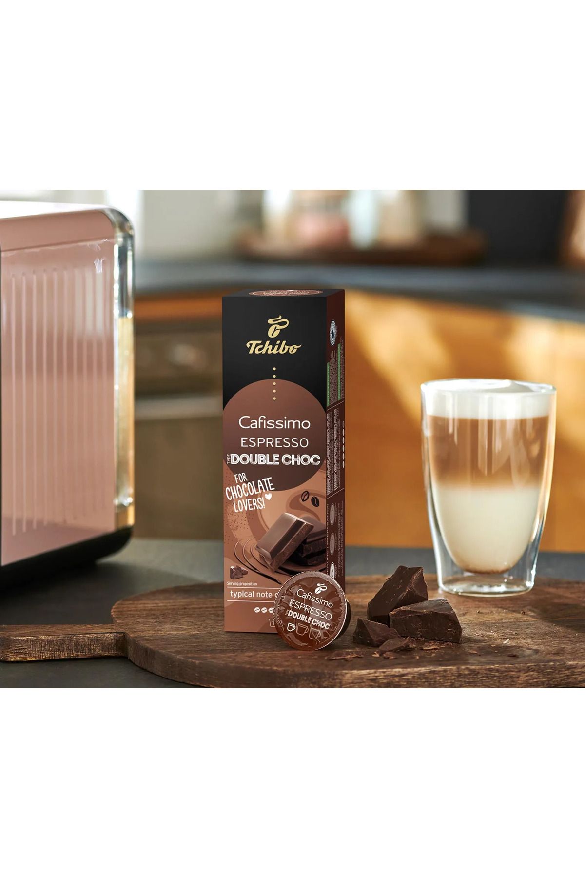 Tchibo Cafissimo Espresso Double Choc Aromalı 10 Adet Kapsül Kahve - Görsel 4