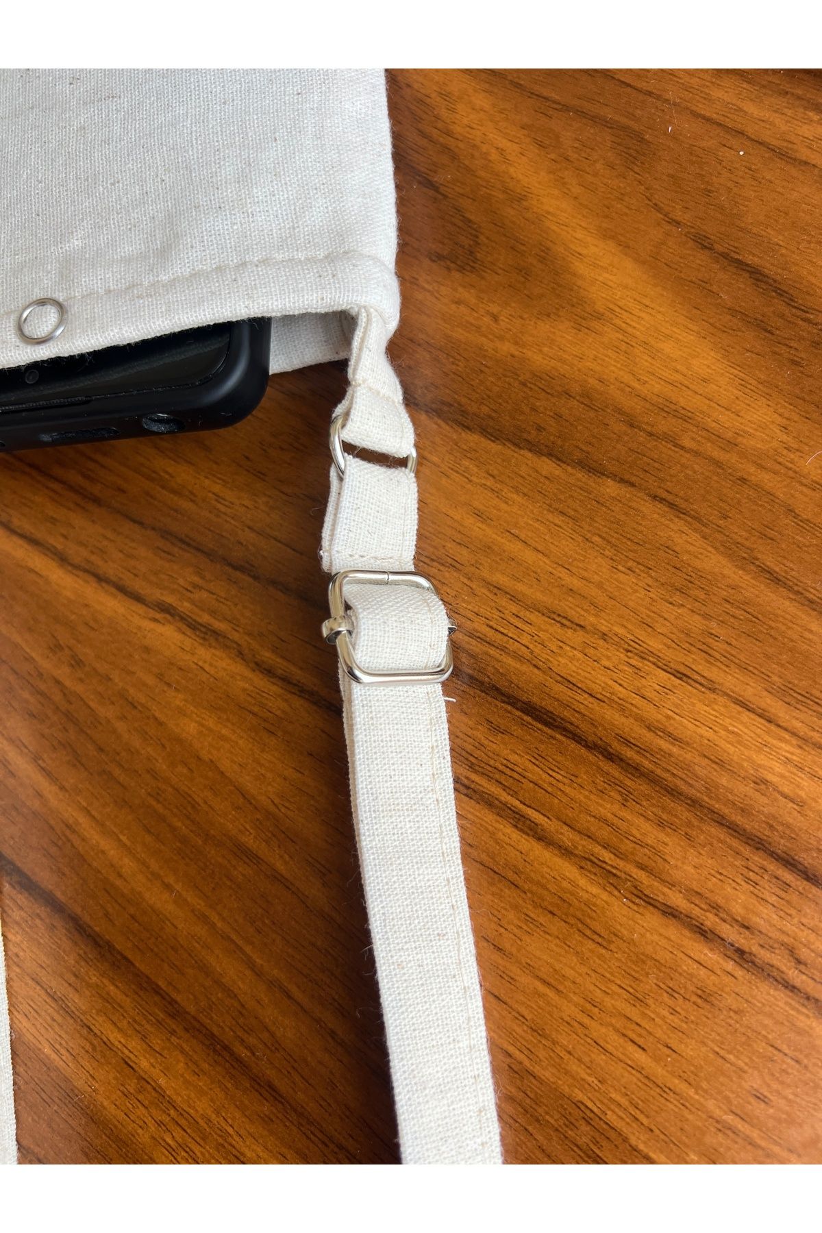 AKSESUARSEPETİ El Yapımı Cepli, Ayarlanabilir Askılı, Telefon Çantası - Görsel 3