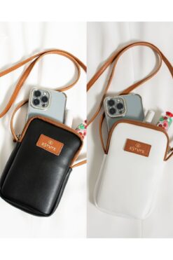 ESTUTE Unisex 2 Li Paket Telefon Luk Ayarlanabilir Çapraz Çanta