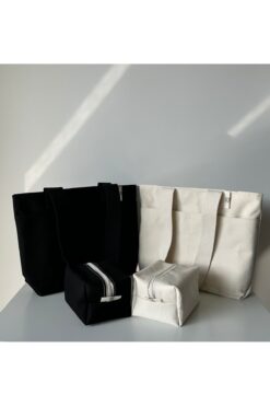 Sowa Collection 4lü Set Kadın El Ve Omuz Çatası Makyaj Çantası