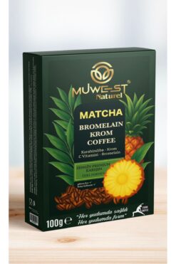 Muwest Naturel Matcha Bromelain Detox Kahve Premium Seri