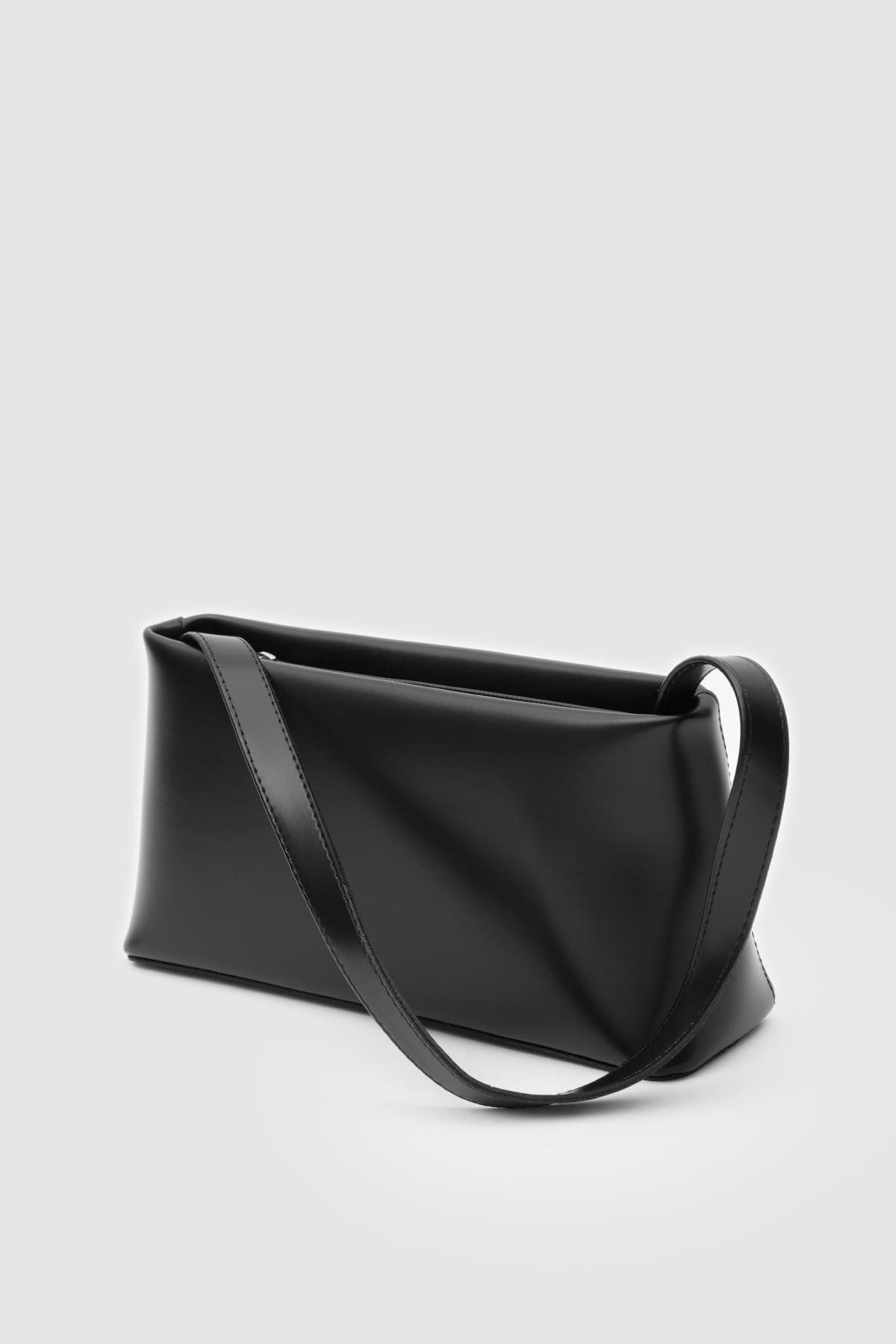 Shule Bags Capella Basic Siyah Baget Çanta - Görsel 3