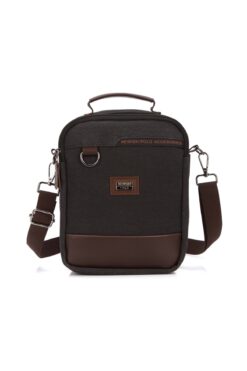 Newish Polo Erkek Kanvas Kumaş Çapraz Omuz Ve EL Çantası