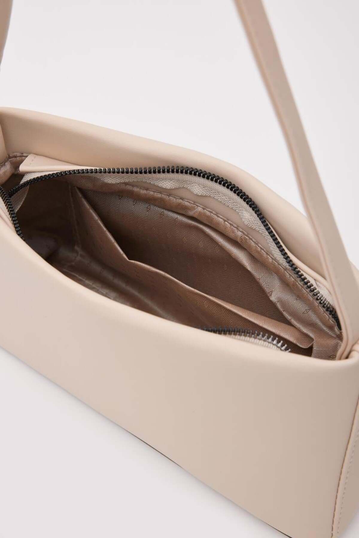 Shule Bags Capella Basic Krem Baget Çanta - Görsel 4