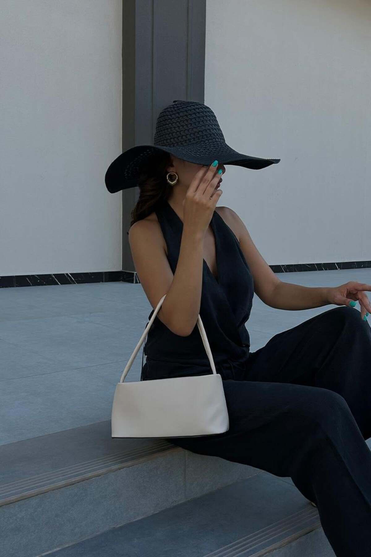 Shule Bags Capella Basic Krem Baget Çanta - Görsel 6