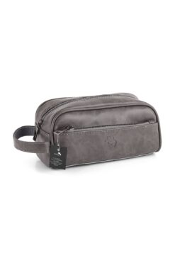 polo air Erkek El Çantası Seyahat Düzenleyici Tıraş Kozmetik Günlük El Çantası Gri ETN-70-G