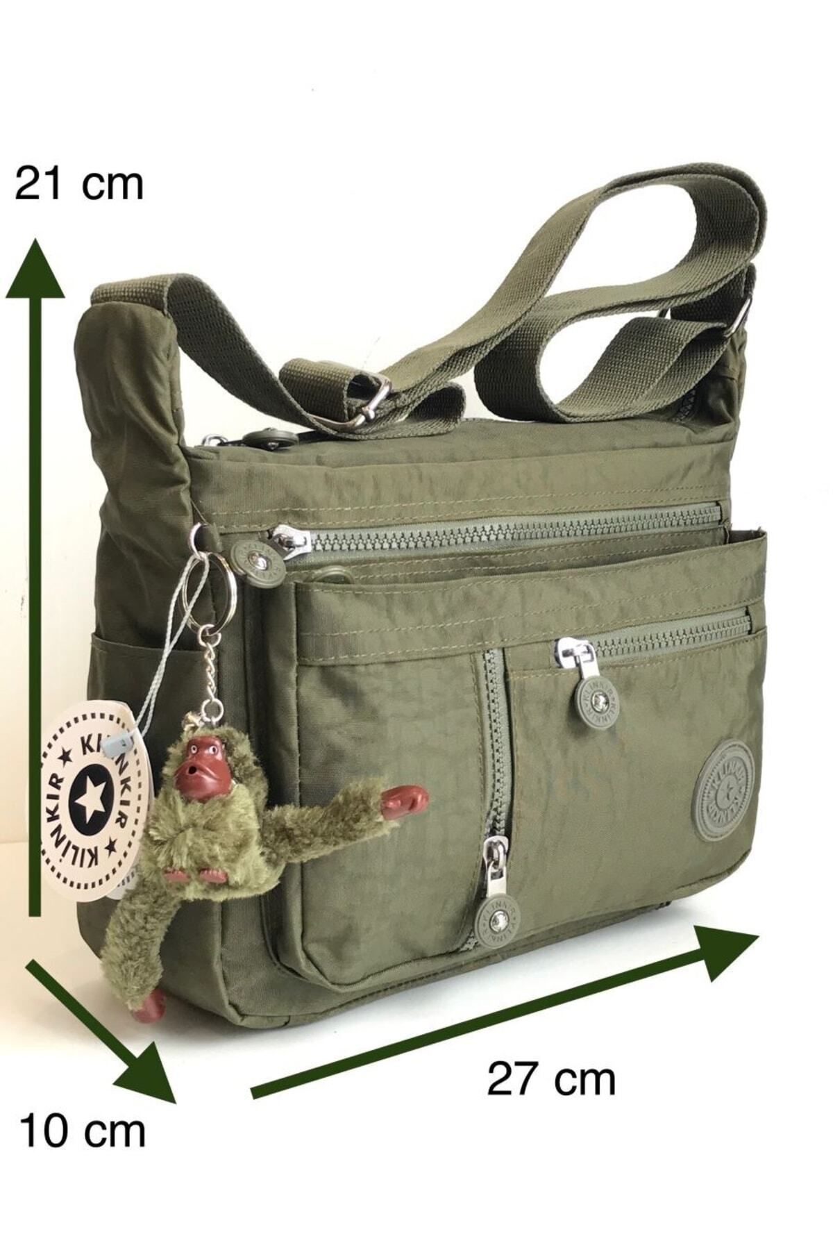 Klinkır Kılinkır Postacı Çanta Çok Cepli Çapraz Askılı Yağmura Dayanıklı Kumaş