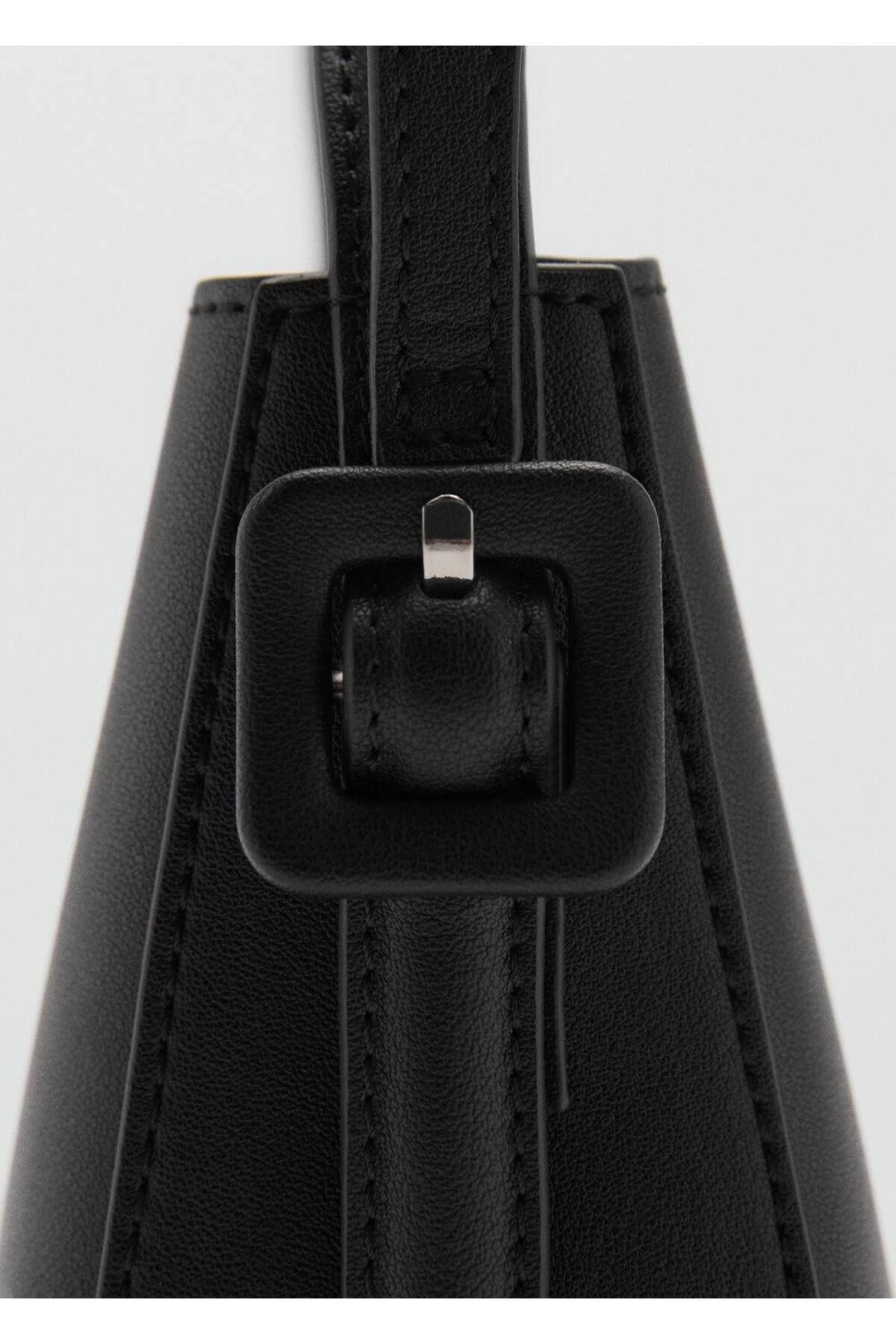 MANGO Toka Detaylı Shopper Çanta - Görsel 3